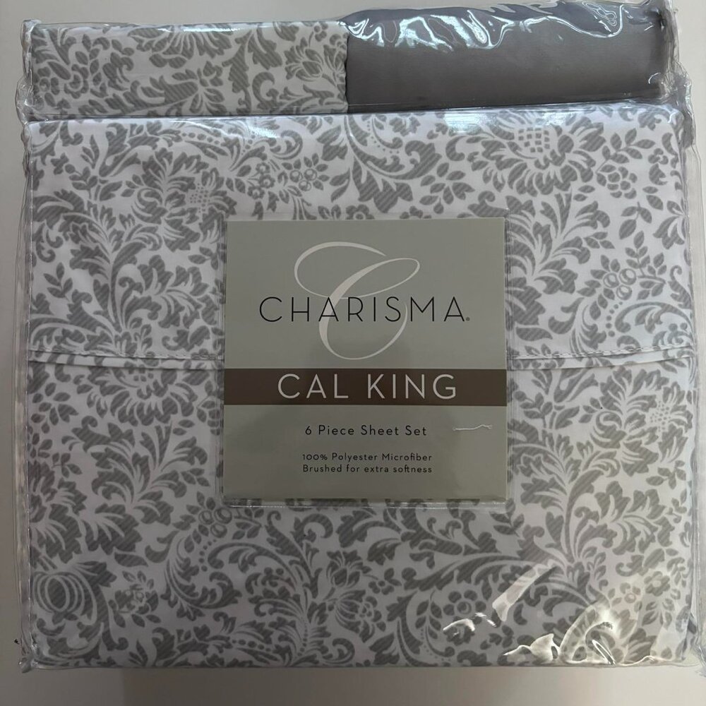 Charisma CAL King Microfiber Sheet Set